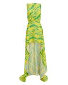 Alexis Rajiya Silk Citrus Printed Dress Citrus M