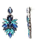 Suzanna Dai Cuzco Cobalt Crystal Drop Earrings Cobalt 1size