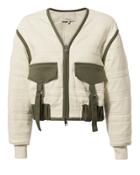3.1 Phillip Lim Quilted Utility Jacket Ivory P