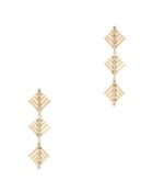 Lulu Frost Cascadia Pine Drop Earrings Gold 1size