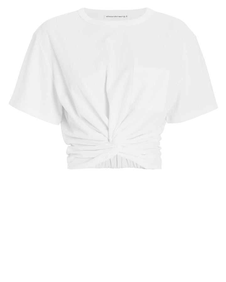 Alexanderwang.t Jersey Twist T-shirt White S