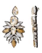 Suzanna Dai Cuzco Champagne Crystal Drop Earrings Champagne 1size
