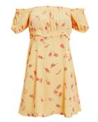 Flynn Skye Lou Mini Dress Yellow/floral Print P