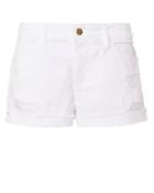 Frame Le Grand Garcon White Jean Shorts