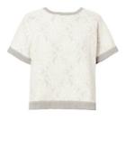Flannel Anarchy Lace Short Sleeve Sweatshirt
