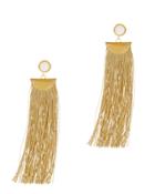 Lizzie Fortunato Gold Shoulder Duster Earrings