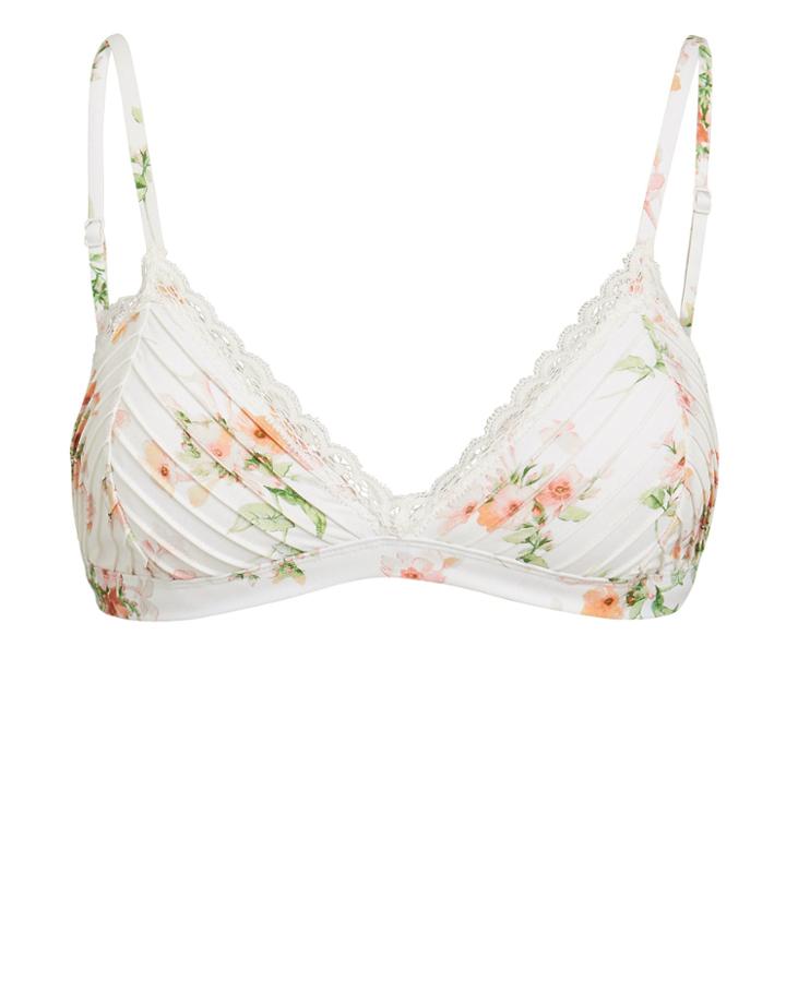Zimmermann Heathers Floral Bikini Top White/floral 1