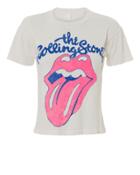 Made Worn Madeworn Rolling Stones Crop Tee White P
