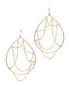 &quot;lana Jewelry Oval Web Hoop Earrings&quot;