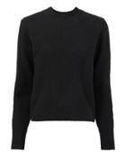 Vince Boucl Cropped Sweater Black P