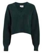 3.1 Phillip Lim Lofty V-neck Green Sweater Green P