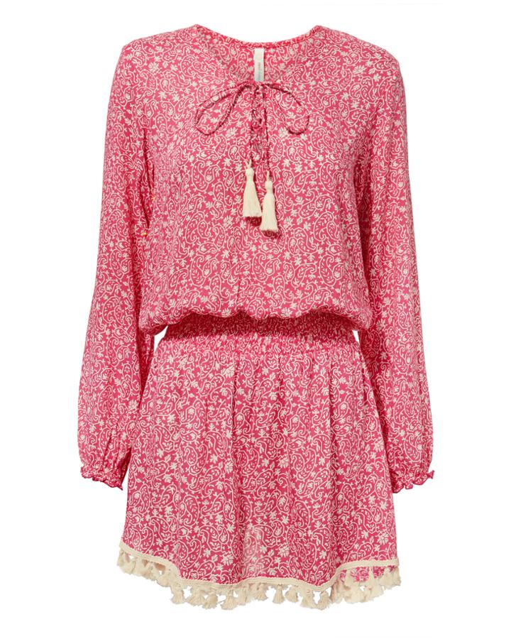 Coolchange Eden Paisley Dress Pink S