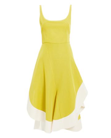 Esteban Cortazar Yellow Jersey Flamenco Dress Yellow/white 36