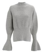 Alexander Wang Engineered Sleeve Sweater Grey M