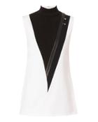 Mugler Color Combo Ring Detail Turtleneck