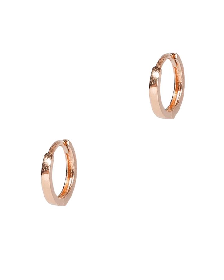 Ariel Gordon Jewelry Ariel Gordon Rose Gold Petite Hoops Gold 1size