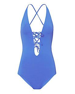 Le Swim Formentera Plunge One Piece Swimsuit