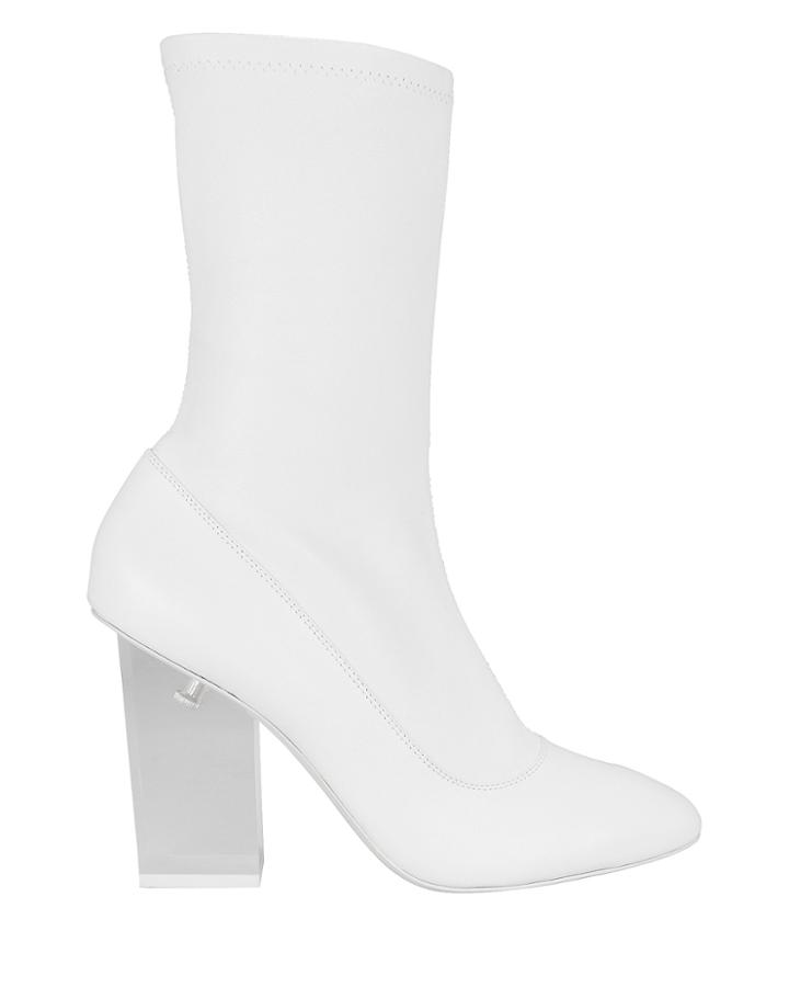 Zimmermann Lucite Heel Booties White 37