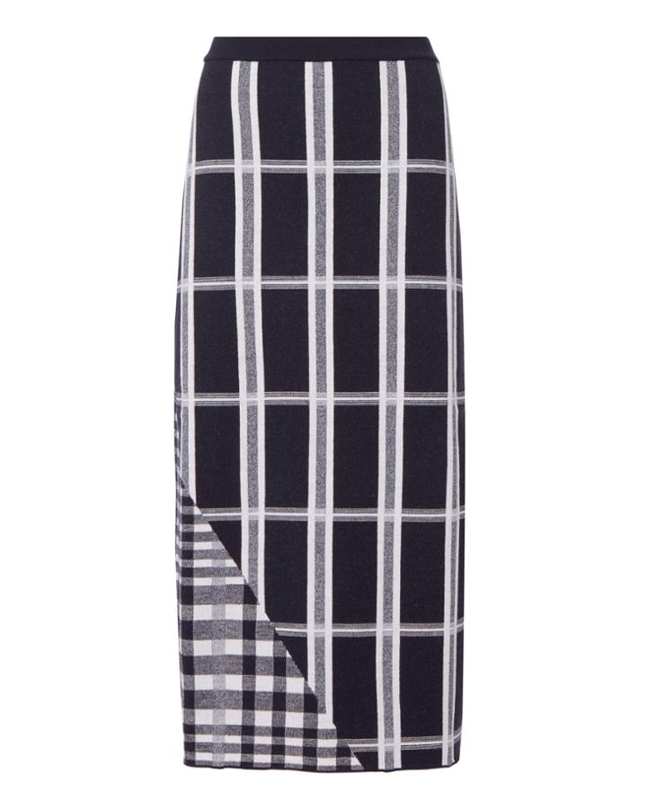 Victoria Beckham Tartan Check Skirt