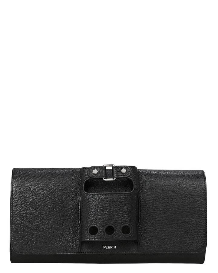 Perrin Cabriolet Glove Leather Clutch Black 1size