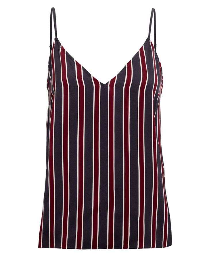 Frame Striped Classic Cami Navy/red M