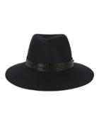 Intermix Rag & Bone Zoe Navy Fedora Navy M