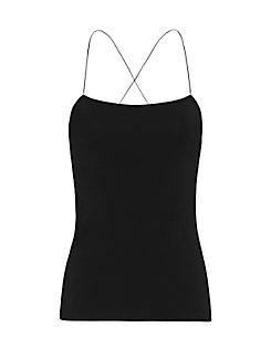 T By Alexander Wang Strappy Black Cami