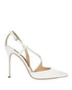 Sergio Rossi Shoes Sergio Rossi Godiva Patent Leather White Pumps White 37