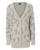 Rag And Bone Rag & Bone Leopard Cardigan Grey-lt P