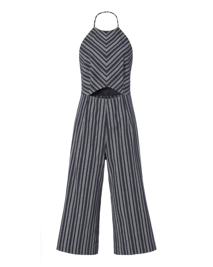 &quot;exclusive For Intermix Elena Striped Cropped Jumpsuit&quot;