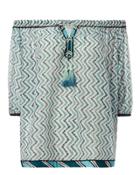 Talitha Zig Zag Off Shoulder Top