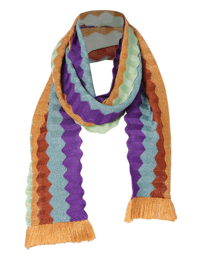 Missoni Fringe Trim Accordion Scarf