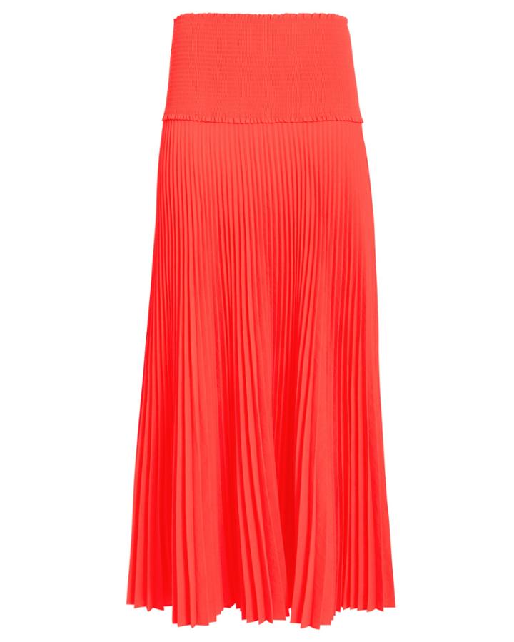 A.l.c. Hendrin Pleated Skirt Neon Orange 8