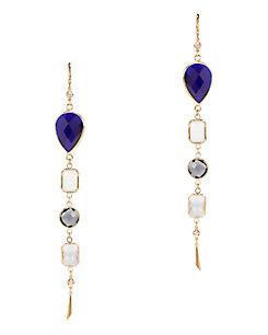 Haus Of Topper Multicolor Crystal Chandelier Earrings