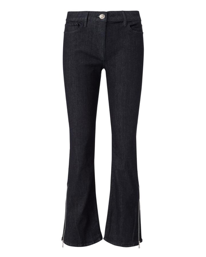 3x1 Denim 3x1 W25 Gusset Zip Midway Crop Jeans Denim 24