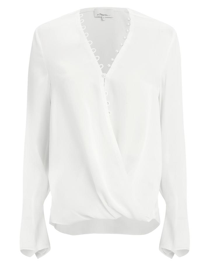 3.1 Phillip Lim Pearl Embellished Blouse White 2