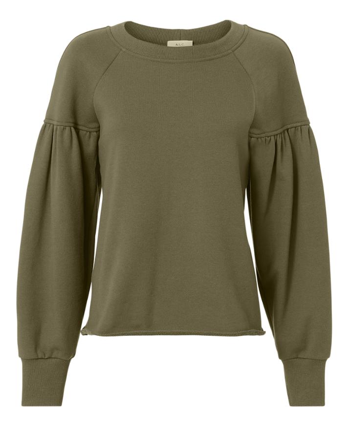 Alc A.l.c. Gilmore Army Green Sweatshirt Olive/army S