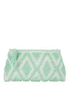 Antonello Tedde Piatta Rombi Mint Clutch