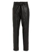 Iro Davins Leather Paperbag Trousers Black 38
