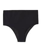 Intermix Zimmermann High-waisted Black Bikini Bottom