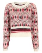 Tomas Maier Mohair Cropped Sweater Red-drk 2