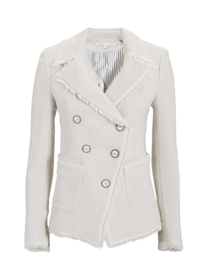 Veronica Beard Carrol Jacket Silver Zero