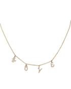 Sydney Evan Love Initial Necklace Gold 1size