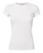 Helmut Lang Wide Rib Baby Tee White P