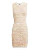 Torn Ronny Kobo Delta Tweed Mini Dress Yellow/white/tweed P