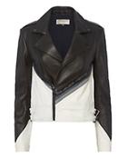 The Mighty Company Good Vibes Only Leather Moto Jacket