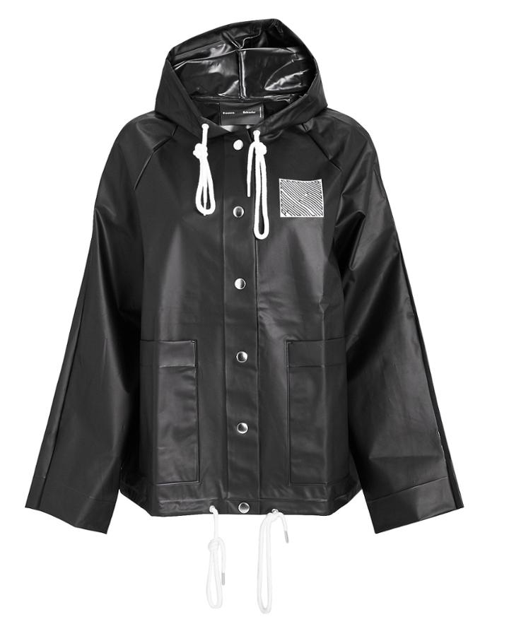 Proenza Schouler Pswl Care Label Raincoat Black 1size
