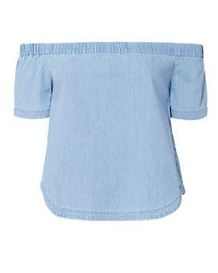 3x1 Clark Off-the-shoulder Crop Top