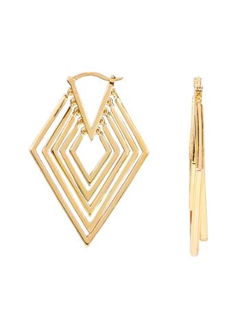 Noir Jewelry Mavek Earrings Gold 1size
