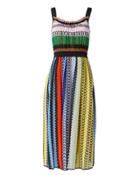 Missoni Stripe Crochet Midi Dress Multi 40